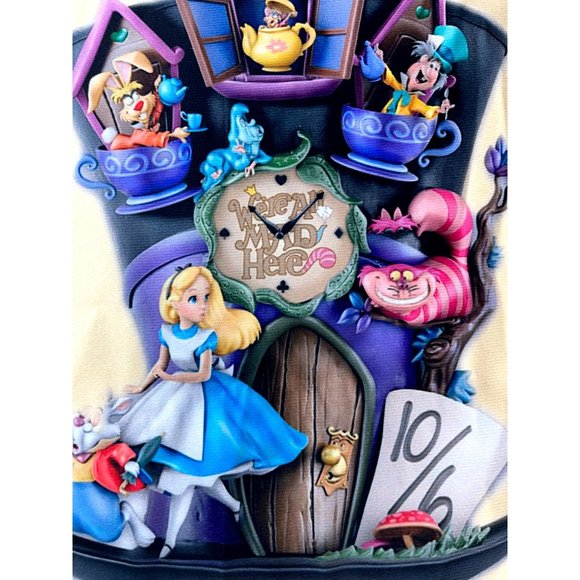 Alice Wonderland Throw Pillowcase Mad Hatter Home Decor Accent Pillow Cover - Picture 6 of 12